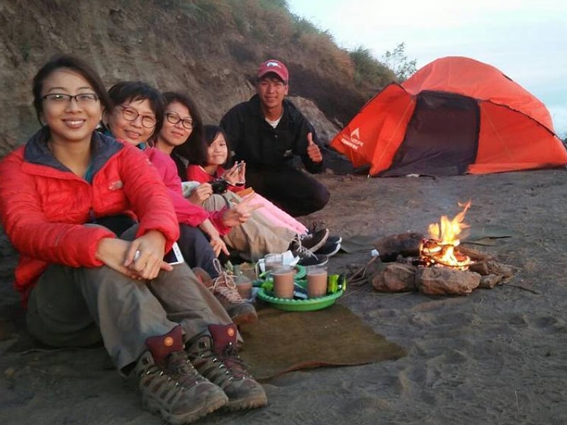 paket camping di puncak gunung batur